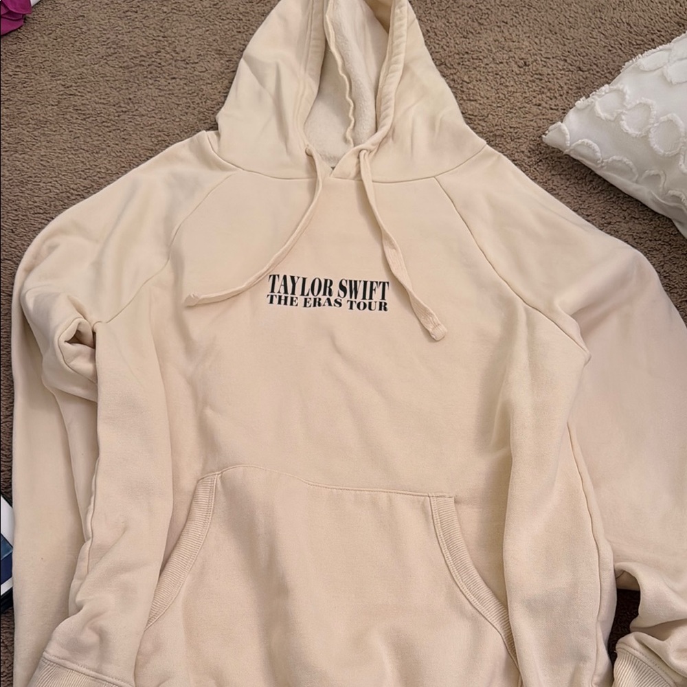 Taylor Swift Cream Hoodie - The Eras Tour